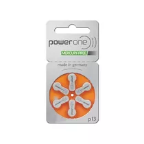 Батарейки PowerOne A13, 6 шт. в интернет-магазине Техника Слуха