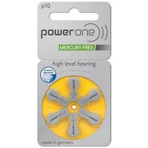 Батарейки PowerOne A10, 6 шт. в интернет-магазине Техника Слуха