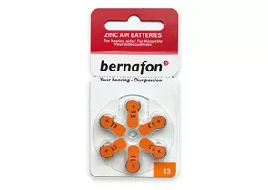 Батарейки Bernafon А13, 6 шт. в интернет-магазине Техника Слуха